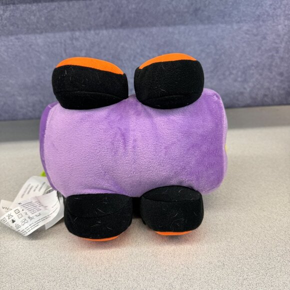 IKEA Sagoskatt Plush Toy Car - Purple With Green Leaf Hat - 8" Cute & Comfy - Picture 6 of 8